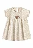 Sterntaler Babykleid Blumen Hase Happy für Mädchen - Babykleid aus Baumwolljersey mit Elasthan bedruckt mit Gänseblümchen - Kleid mit angeschnittene Ärmel - beige, 56