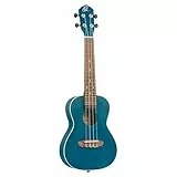 Ortega Guitars Konzert Ukulele Akustisch – Earth Series – Okoume, Dunkelblau (RUOCEAN)