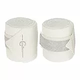 Covalliero Fleece-Bandage Empara, White, 4 STK.