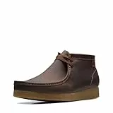 Clarks Herren Shacre Boot Chukka-Stiefel, Bienenwachs Leder, 39.5 EU Weit