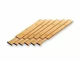 Kesper | Schubladentrenner 6er Pack, Material: Bambus, Maße: 45.5 x 1.5 x 6 cm, Farbe: Braun| 58072