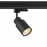 SLV PURI 2.0 TUBE, Schienenstrahler, für 3 Phasen Schienensystem, Schwarz