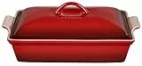 LeCreuset 91001533060000 R Form Trad mit Deckel Kirschrot