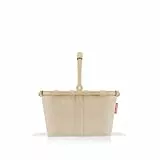 reisenthel carrybag XS frame cord sand – Stabiler Einkaufskorb mit praktischer Innentasche – Elegantes und wasserabweisendes Design