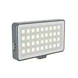 DigiPower LED-Videolicht mit 3 Beleuchtungsmodi und 3 Farbfiltern, 50 LED-Leuchten, inklusive universeller Handyhalterung, DSLR-Kameras, Action Cams und Videokameras, DP-VL50