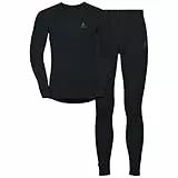 Odlo Herren Thermo Set Active Warm Thermo Set, Black, XL, 195982