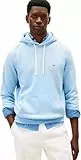 Tommy Hilfiger Herren ESS Seasonal Fleece Hoody MW0MW39997 Pullover Hoodie, Blau, Größe L, Blau (Well Water), L