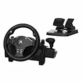 DOYO 270° Pro-Gaming Lenkrad mit Pedalen und Integrierter Schalter,Lenkräder mit Vibrations Feedback,10,2 Zoll Großes PC Lenkrad für PS4, PC, Xbox One, Xbox Series X/S, PS3, Switch