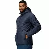 Leichte, wasserabweisende, isolierte Steppjacke mit Kapuze