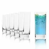 Stölzle Lausitz Biergläser New York Bar 6er-Set 510 ml – Hochwertige Bier Gläser in zeitlosem Design – Elegante Biergläser aus bleifreiem Kristallglas – Spülmaschinen- & stoßfest
