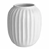 BUTLERS (4 Stück Blumenvase LIV weiße Keramik bauchige Vase Ø10cm 12,5cm hoch | Vintage Deko-Vase für Pampasgras und Trockenblumen | Vase für Tischdeko oder als Buchvase