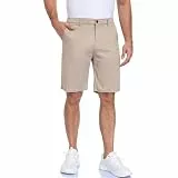 HOTIAN Herren Shorts Sommer Freizeithose Kurze Baumwolle Bermuda Shorts Sporthose Kurz Elastische Taille mit Taschen