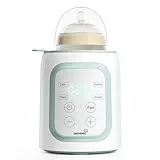 Grownsy Flaschenwärmer Baby, 10-in-1 Fläschchenwärmer für alle Flaschen mit Timer, präziser Temperaturkontrolle und automatischer Abschaltung, multifunktionaler Flaschenwärmer für Muttermilch Green
