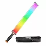 Walimex pro LED Rainbow RGB Leuchtstab, Stableuchte 18 W, Studioleuchte dimmbar und Bi-Color, Studio-Beleuchtung steuerbar per App, kompaktes Videolicht