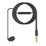 Doslilyy Einseitiger In-Ear-Kopfhörer, links und rechts, Mono-Ohrhörer mit Mikrofon, klare Anrufe, Silikon-Ohrstöpsel, geräuschlos, für Männer und Frauen