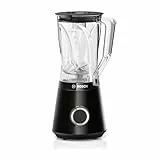 Bosch Standmixer Smoothie Maker, 30.000 U/min, 1200 W, Edelstahl-Klingen, 1,5l Tritan-Mixbehälter, spülmaschinengeeignete Teile, Made in Europe, VitaPower Serie 4 MMB6141B