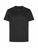 Herren Classic T-Shirt aus recyceltem Polyester (Schwarz, Large)