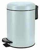 Kleine Wolke Kosmetikeimer One, Farbe: Opal, Material: Edelstahl 16,8 cm x 25 cm/PP, Größe: Eimer 3 Liter