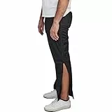 Dobsom Reha Hose Damen und Herren I Jogginghose seitlich zu öffnen I Sporthose Trainingshose mit durchgehendem Reissverschluss | Gr. XL | Kurzgröße | Kurze Beinlänge