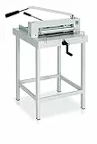 IDEAL 4305 STAPELSCHNEIDEMASCHINE MANUELL MIT STÄNDER, SCHNEIDET BIS A3, 435MM TISCHTIEFE, METALL