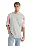 Mavi Herren Crew Neck Tee T-Shirt, Gray Violet, S