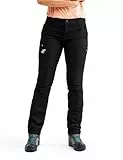 RevolutionRace Damen Nordwand Pants, Hose zum Wandern und für viele Outdoor-Aktivitäten, Jet Black, L