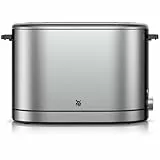 WMF Lono Silk Toaster 2 Scheiben, Edelstahl Doppelschlitz Toaster mit XXL-Brötchenaufsatz, 7 Bräunungsstufen, LED-Funktionen, breiten Schlitzen & Krümelschublade, Anti-Fingerabdruck, 900 W