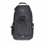 Rollei 20292 Fotoliner Fotorucksack L I großer Kamerarucksack I Daypack I inkl. Laptop-Fach,Regenschutz und Handgepäck tauglichen Maßen I Schwarz