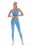 Dagi Women's Slim Fit Tights Leggings, Light Blue, XL
