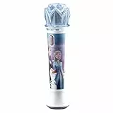 Ekids Disney Eiskönigin 2 / Frozen 2 Karaoke Mikrofon mit Audio Eingang Blau