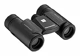 Olympus Fernglas 10x21 RC II WP – Kompakt, wasserdicht, Ultraleicht – 10-fache Vergrößerung, scharfe Sicht für Outdoor, Natur und Reisen, faltbar und robust – Schwarz