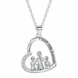 Yinsen Mutter und Tochter Halskette 925 Sterling Silber Mit Geschenkbox-Geschenke für Mutter,Beste Mutti Schmuck zum Muttertag Geburtstag Weihnachten