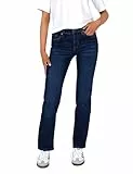 ESRA Damen Jeans Hose gerader Schnitt Straight Fit Jeanshose Damen bis Übergröße J260, J35, 38