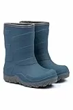 Mikk-line Gummistiefel Kinder Gefüttert 33 | Wasserdichte Allwetter-Stiefel für Mädchen & Jungen | Leichte Rutschfeste Outdoor-Schuhe für Spielplatz, Garten & Regen