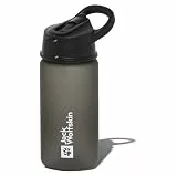 Jack Wolfskin Unisex – Erwachsene Saima Straw 0.5L Trinkflasche, Asphalt, normal
