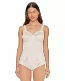 SUSA Damen Body ohne Bügel - Latina 6538 - Bequeme Shapewear Mieder für Frauen - Figurschmeichelndes Design - Ideal für Alltag & besondere Anlässe - Pure Beige, 95C