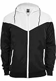 Urban Classics Herren Herren Arrow Windrunner Jacke, Blk/Wht, L