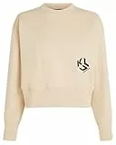 Karl Lagerfeld Jeans Regular Logo Sweat, Women, Brown, Sweatshirt