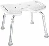 RIDDER Badhocker Duschhocker Duschstuhl Duschhilfe Badestuhl Duschsitz 110 kg weiß oder grau Polyethylen Aluminium