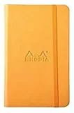 Rhodia 118635C Rhodiarama Book (A6 Notizbuch mit Gummizug, blanko, 96 Blatt) 1 Stück orange