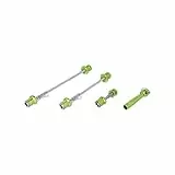 XLC QR-L08 Schnellspannset, diebstahlgesichert, Limegreen (1 Set)
