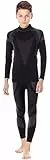 Ladeheid Kinder Mädchen Jungen Funktionsunterwäsche Set Langarm Shirt Lange Unterhose Thermoaktiv LASS0005 (Schwarz/Silber, 122-128)