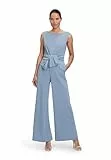 Vera Mont Damen Jumpsuit mit weitem Bein Light Steel Blue,40