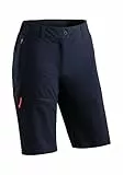Maier Sports Lulaka Bermuda Loop, Kurze Damen Wanderhose, Wasserabweisende Bermuda für Trekking und Hiking, PFC-frei, mSTRETCH pro 2 und Dryprotec
