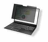 Durable Blickschutzfilter magnetisch für 14‘‘ 16:10 Bildschirme, Sichtschutzfolie Laptop inkl. Tasche und Reinigungstuch, grau/anthrazit, 513857
