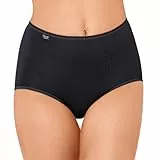 Sloggi Damen Unterhose 24/7 Microfibre Maxi , Recycelte Mikrofaser, 3-Pack, 48, Schwarz