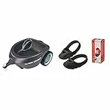 Big-Bobby-Car Neo Trailer Anthrazit - Bobby-Car Anhänger für drinnen und draußen, 3 Liter, für Kinder ab 1 Jahr & Big - Shoe-Care Schuhschoner - für Kinderschuhe der Größe 21 bis 27, schwarz