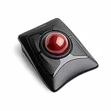 Kensington Expert Mouse, Kabellose Computermaus mit Trackball, Verbindung über Bluetooth® 4.0 LE oder USB-Nano-Empfänger mit Windows & macOS, ideal fürs Home Office, schwarz, K72359WW, 55 mm Trackball