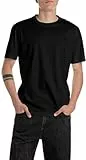 Replay Herren T-Shirt Kurzarm Basic, Schwarz (Black), XL