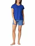 Schiesser Damen Schlafanzug kurz Single-Jersey Qualität - Casual Essentials
